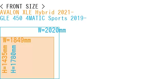 #AVALON XLE Hybrid 2021- + GLE 450 4MATIC Sports 2019-